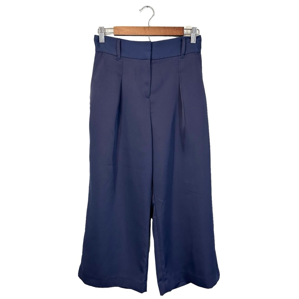 LOFT Navy Wide Leg Pants